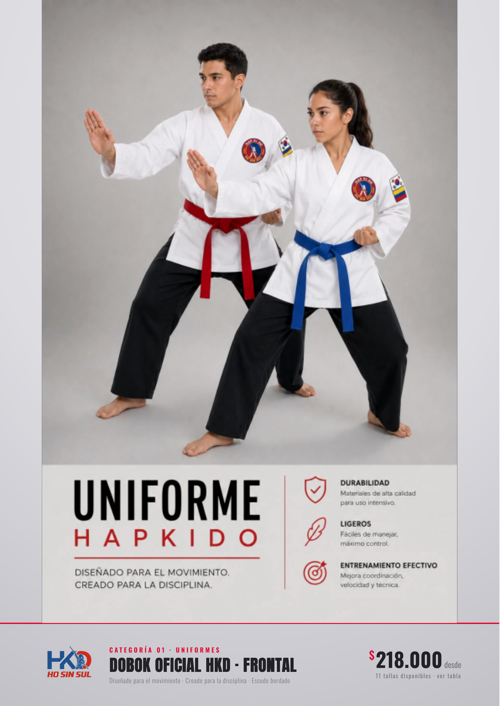 Dobok Oficial HKD Ho Sin Sul